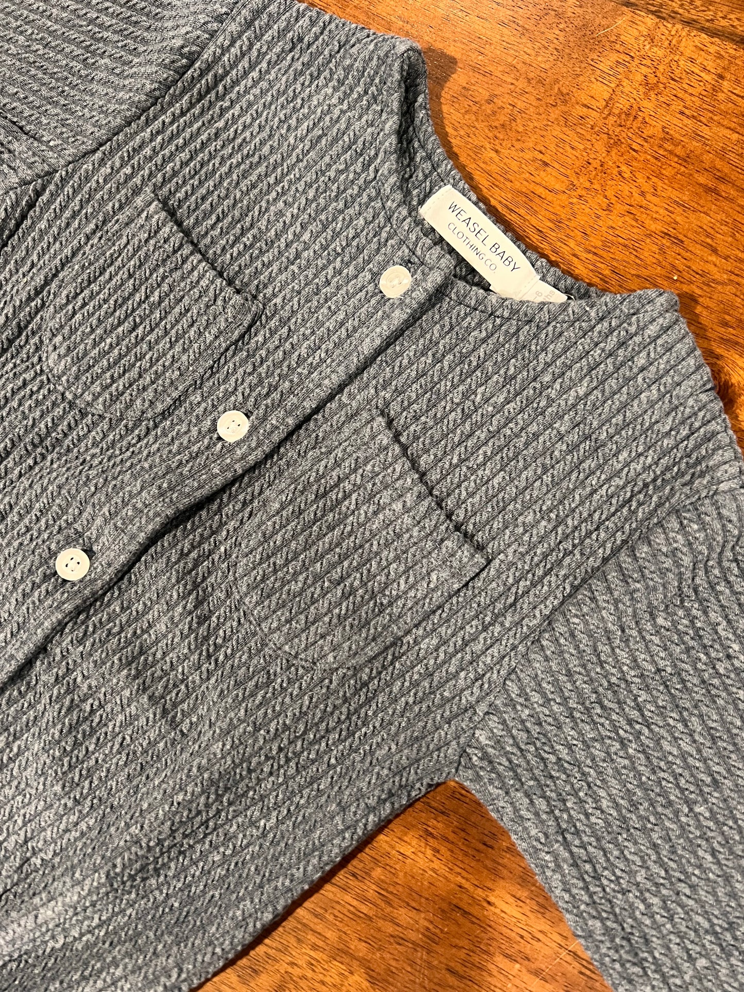 Gray Skies | Sweater Romper