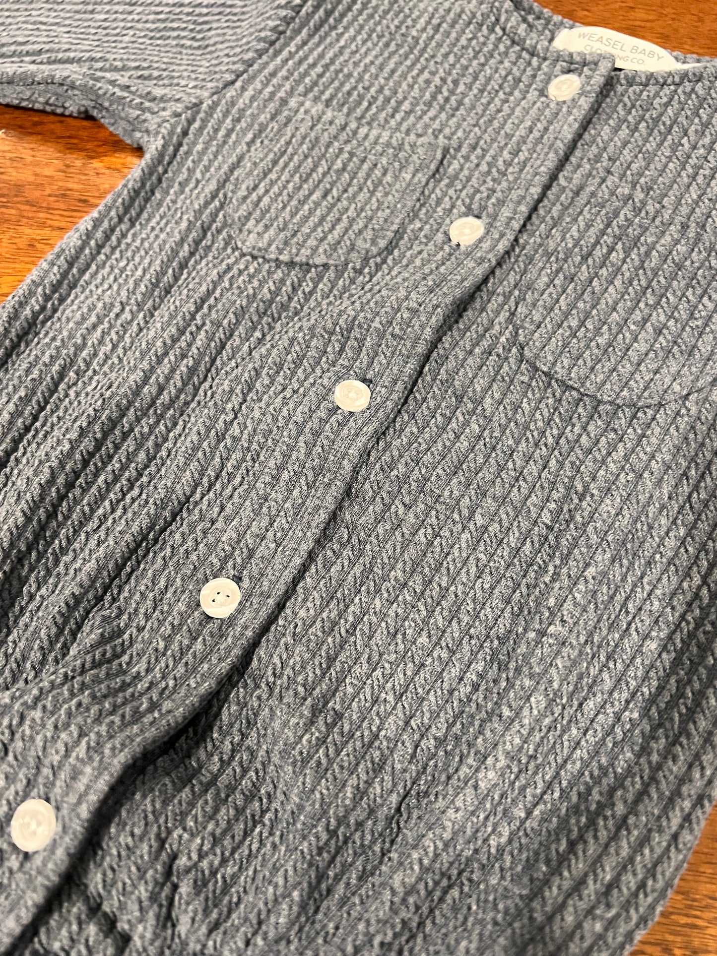 Gray Skies | Sweater Romper