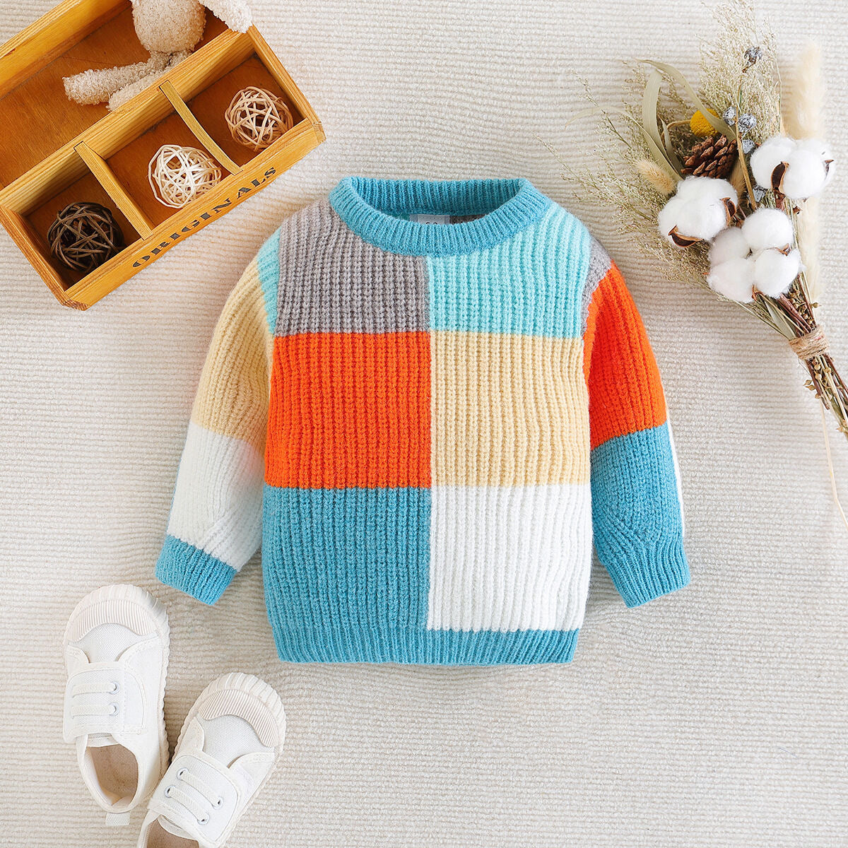 Sweeter than Candy | Color-block Sweater