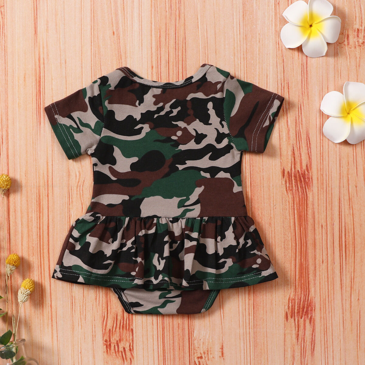Cuddle in Camo | Onesie Dress