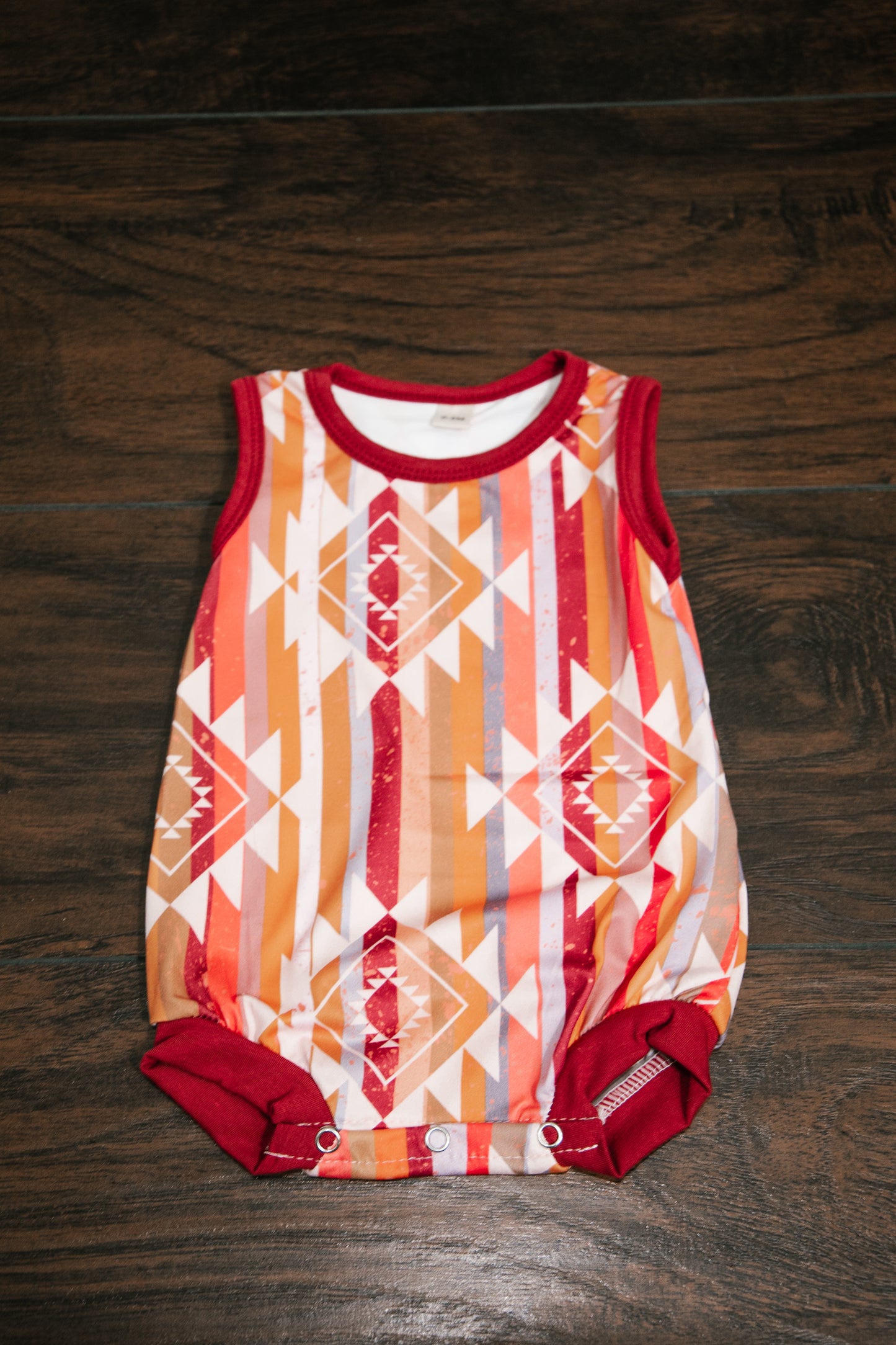 Orange Aztec | Romper