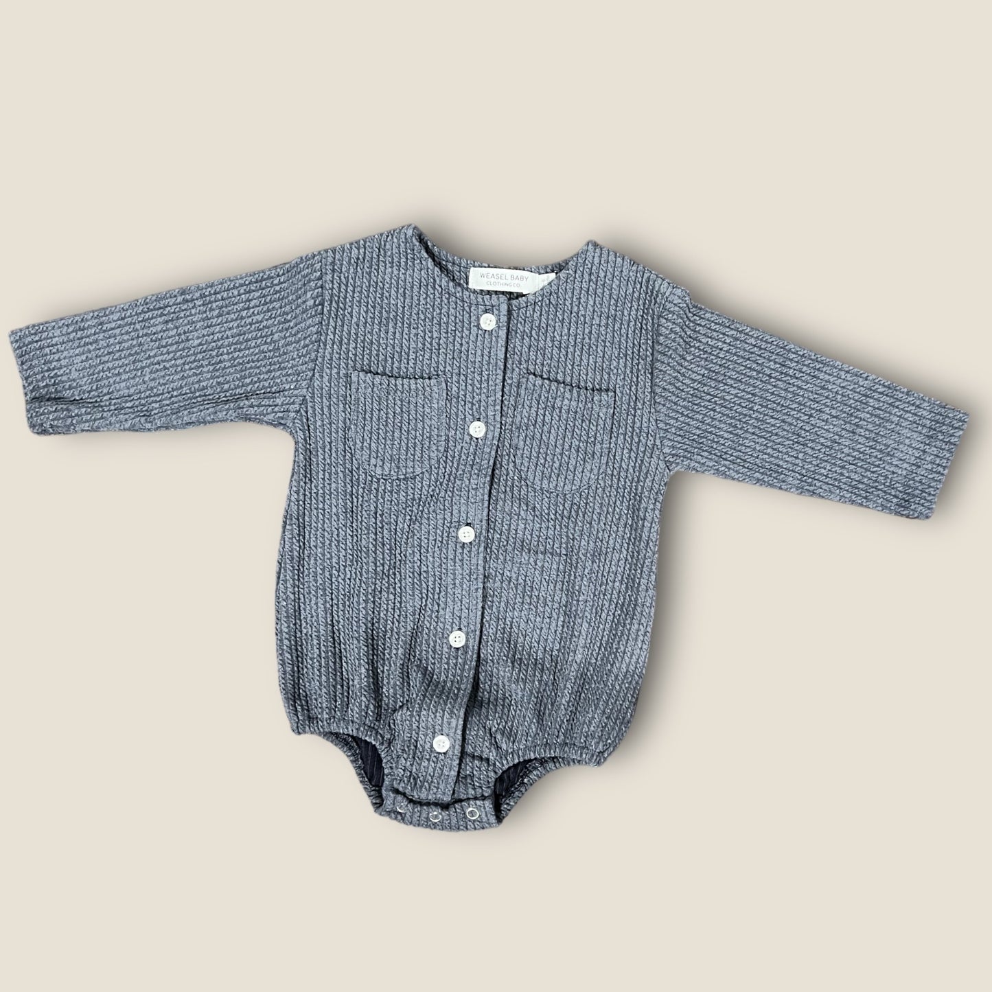 Gray Skies | Sweater Romper