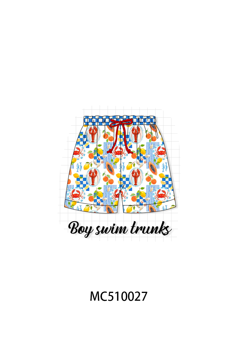 PO69 Lemon lobster crab print collection