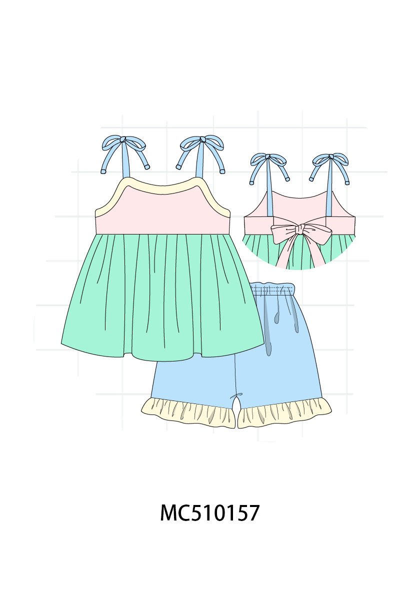 *Pre-Order* Color blocks ruffle collection 1