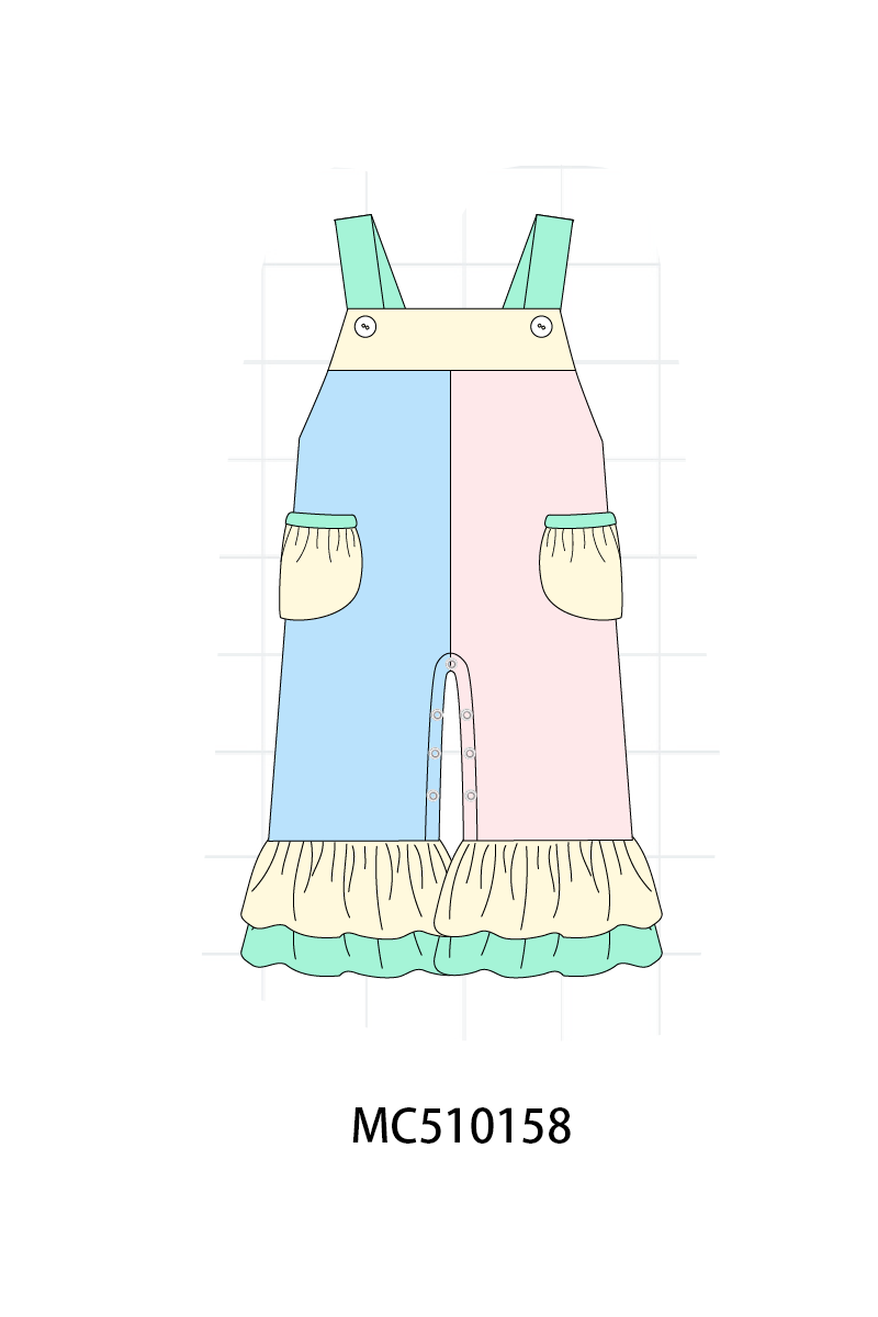 *Pre-Order* Color blocks ruffle collection 1
