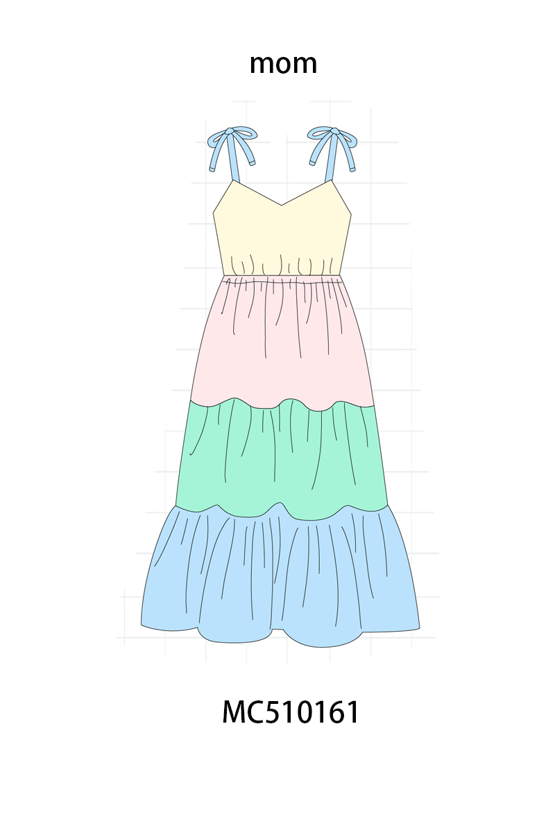*Pre-Order* Color blocks ruffle collection 1