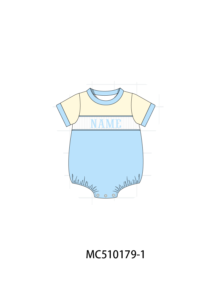 *PreOrder*  Colors blocks monogram embroidery collection 2