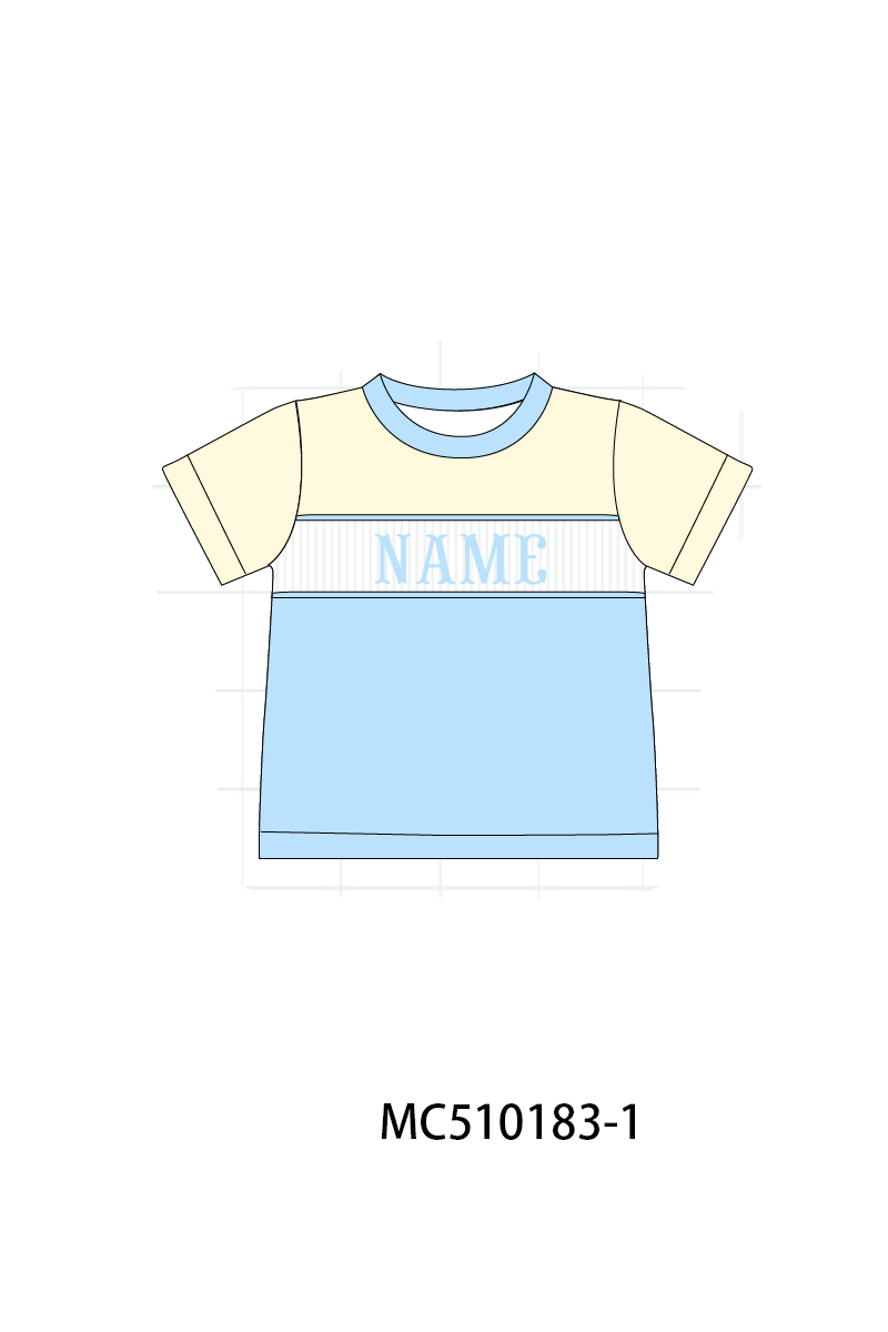 *PreOrder*  Colors blocks monogram embroidery collection 2