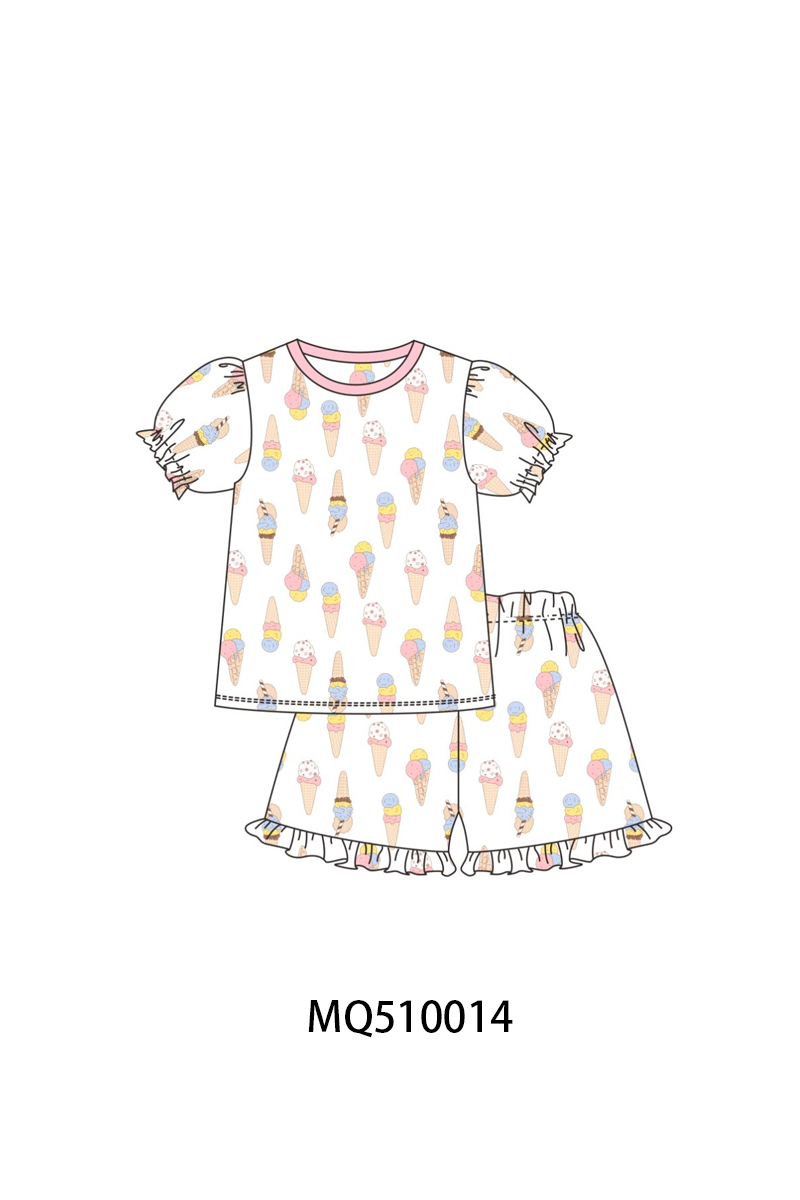 PO70 Blue&pink ice cream bamboo collection