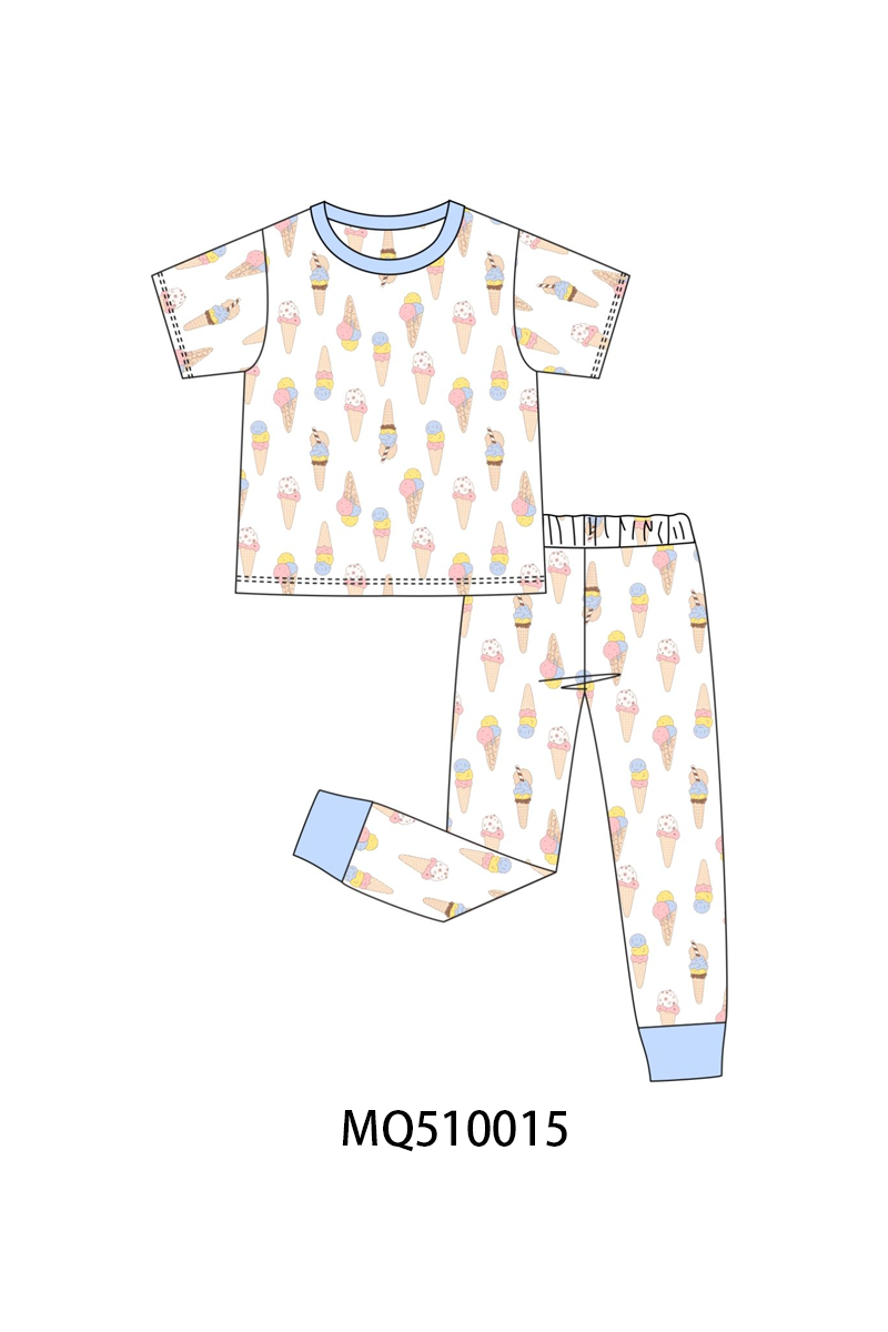 PO70 Blue&pink ice cream bamboo collection