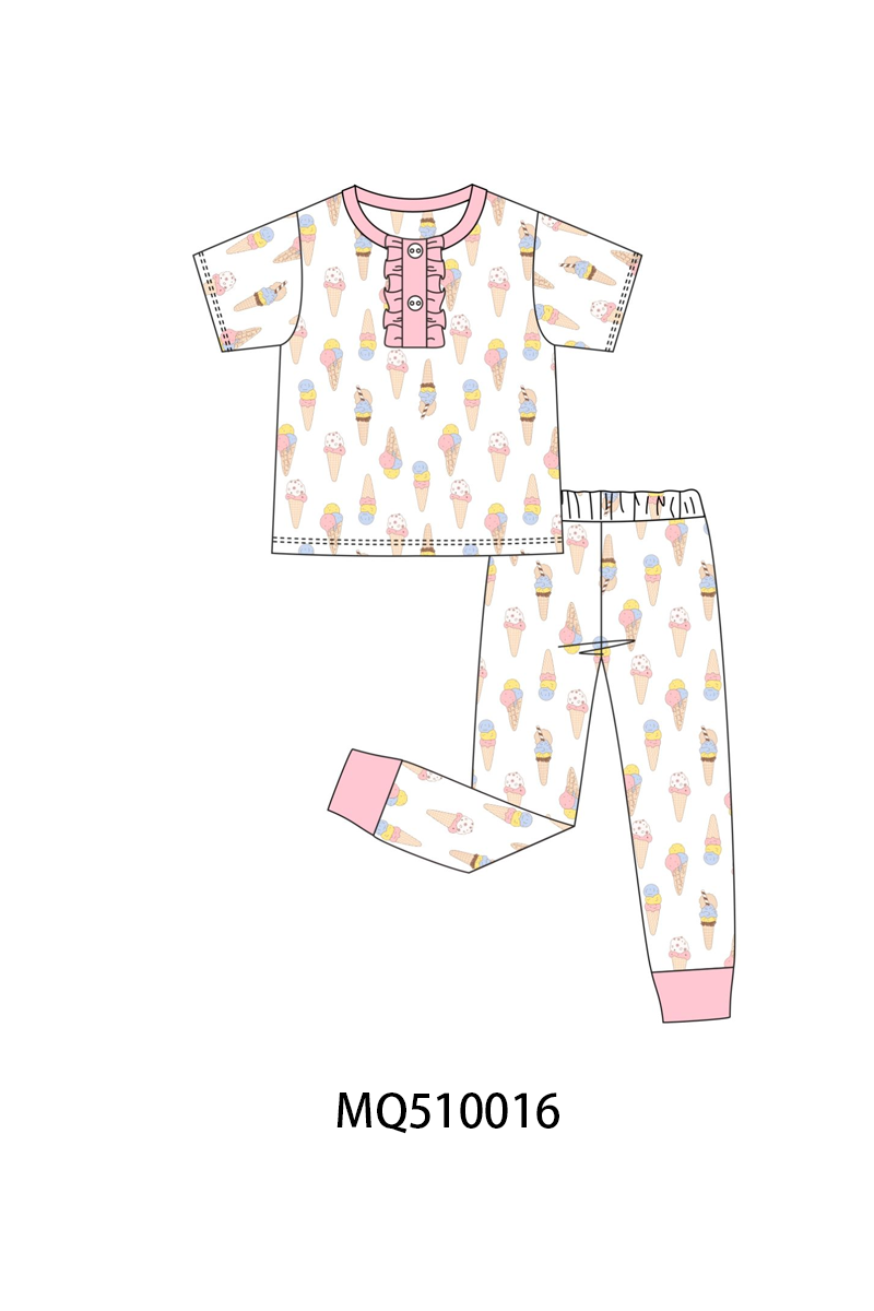 PO70 Blue&pink ice cream bamboo collection