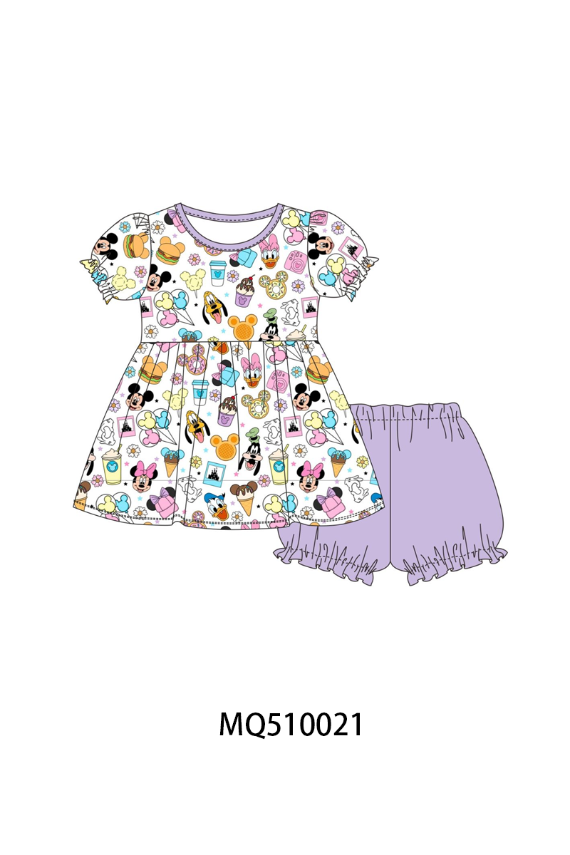 PO70 Purple character print bamboo collection 1