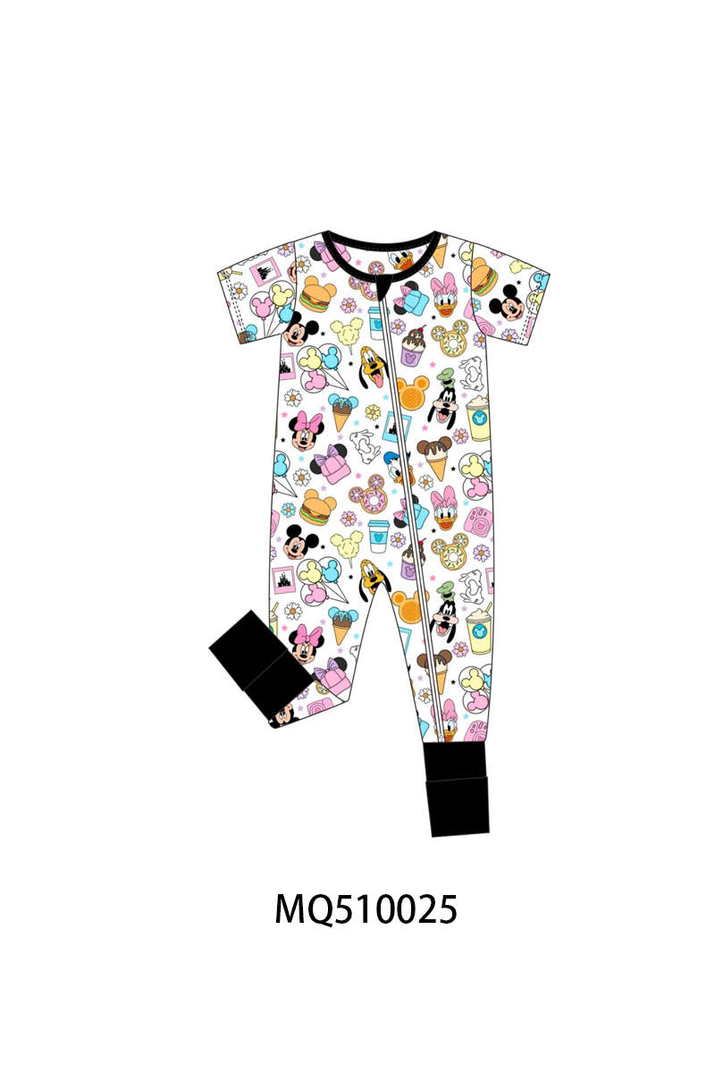 PO70 Purple character print bamboo collection