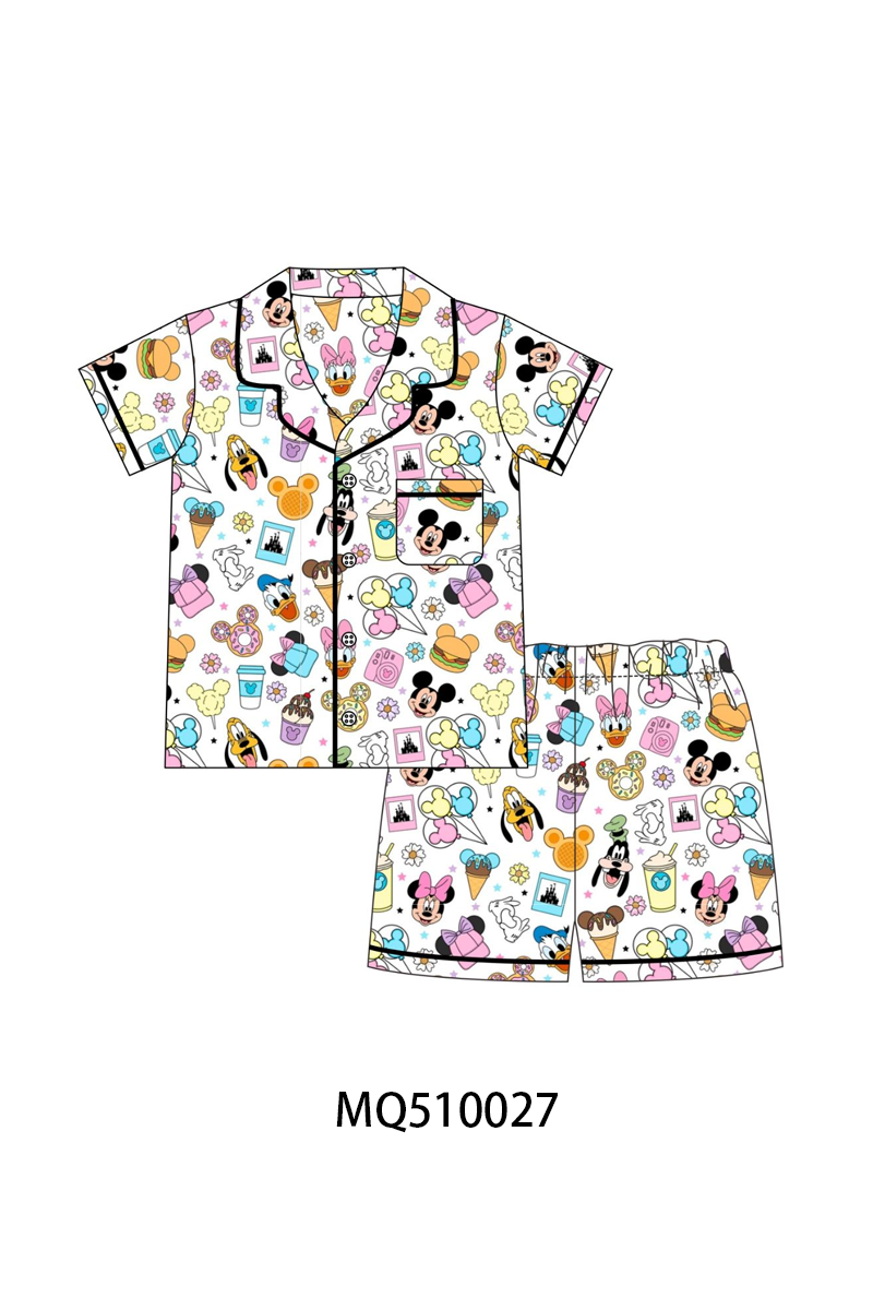 PO70 Purple character print bamboo collection