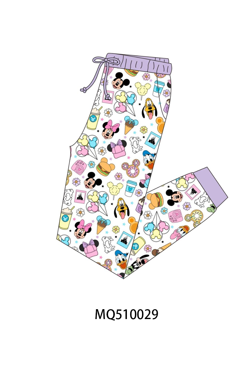 PO70 Purple character print bamboo collection