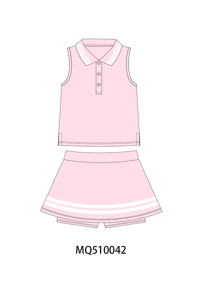 PO70 Multicolored 2pc active skorts set collection