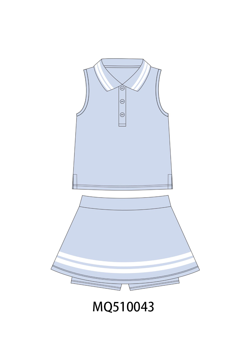 PO70 Multicolored 2pc active skorts set collection