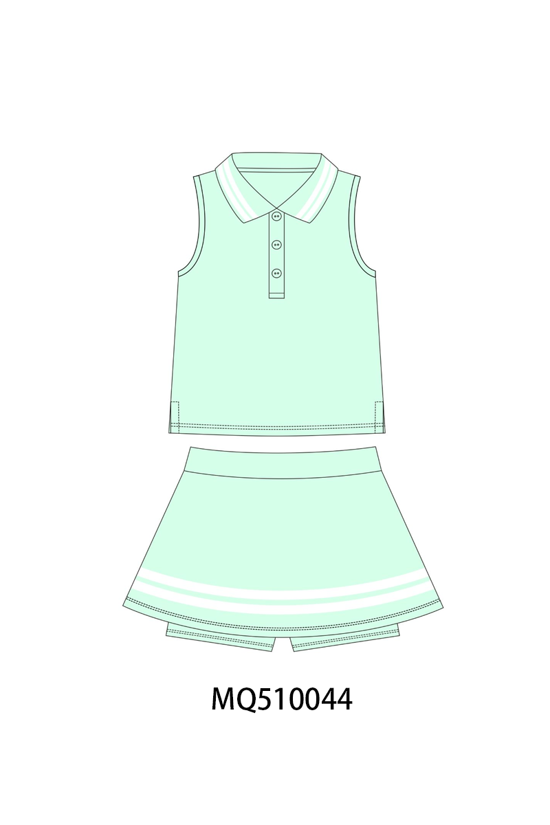 PO70 Multicolored 2pc active skorts set collection