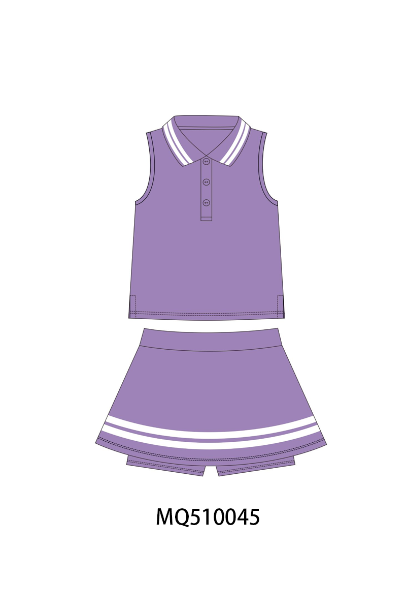 PO70 Multicolored 2pc active skorts set collection