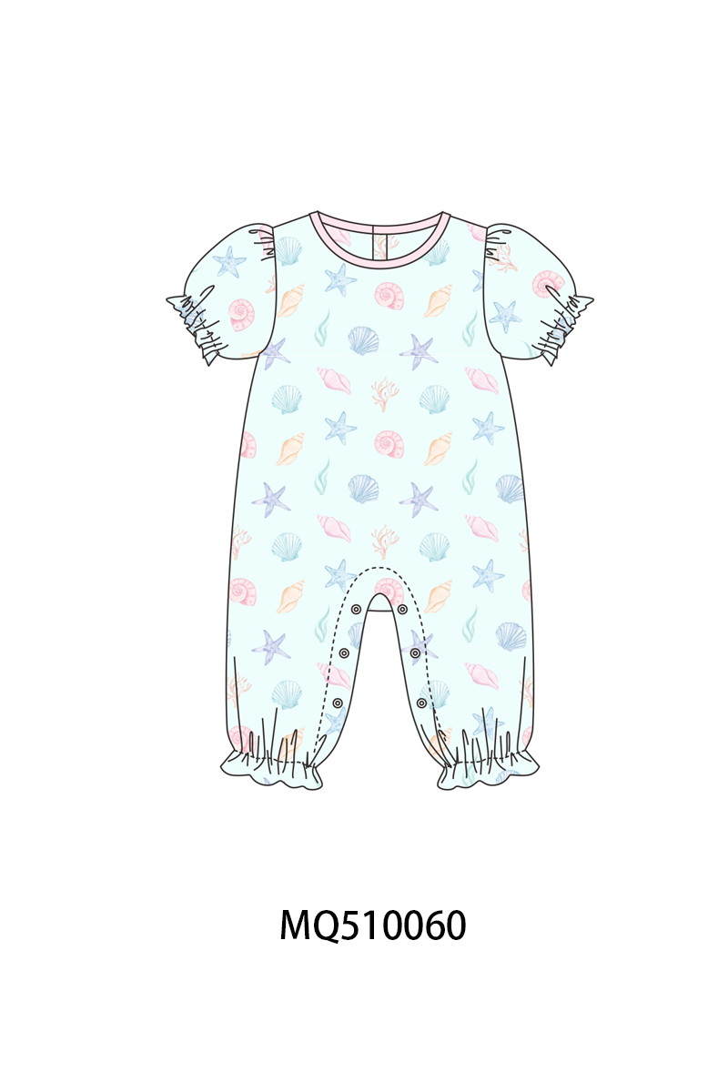 PO70 Blue marine print bamboo collection