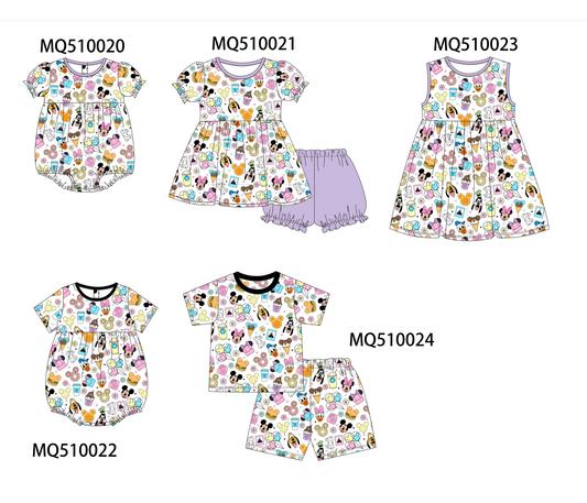 PO70 Purple character print bamboo collection 1