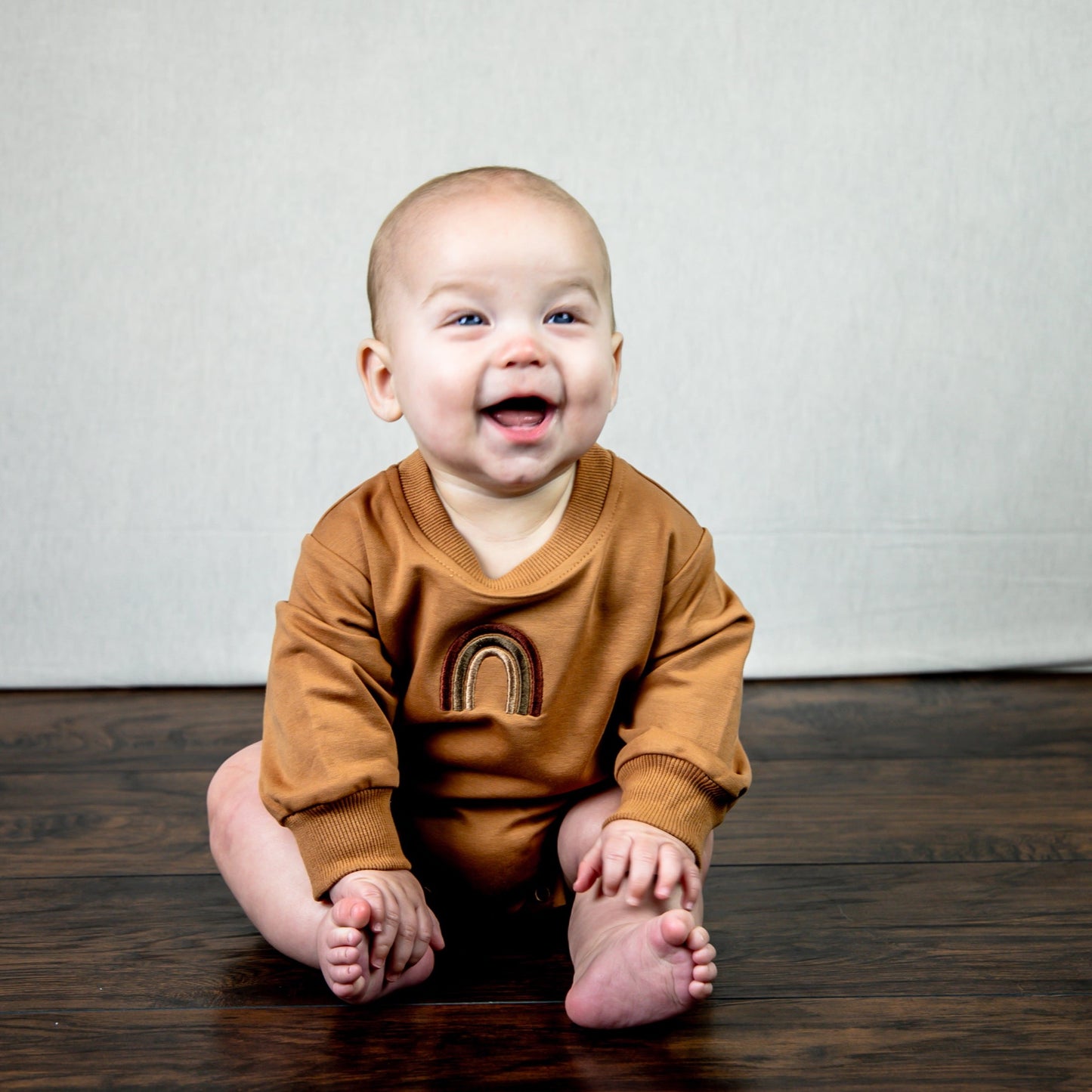Rainbow Sweatshirt (Brown)