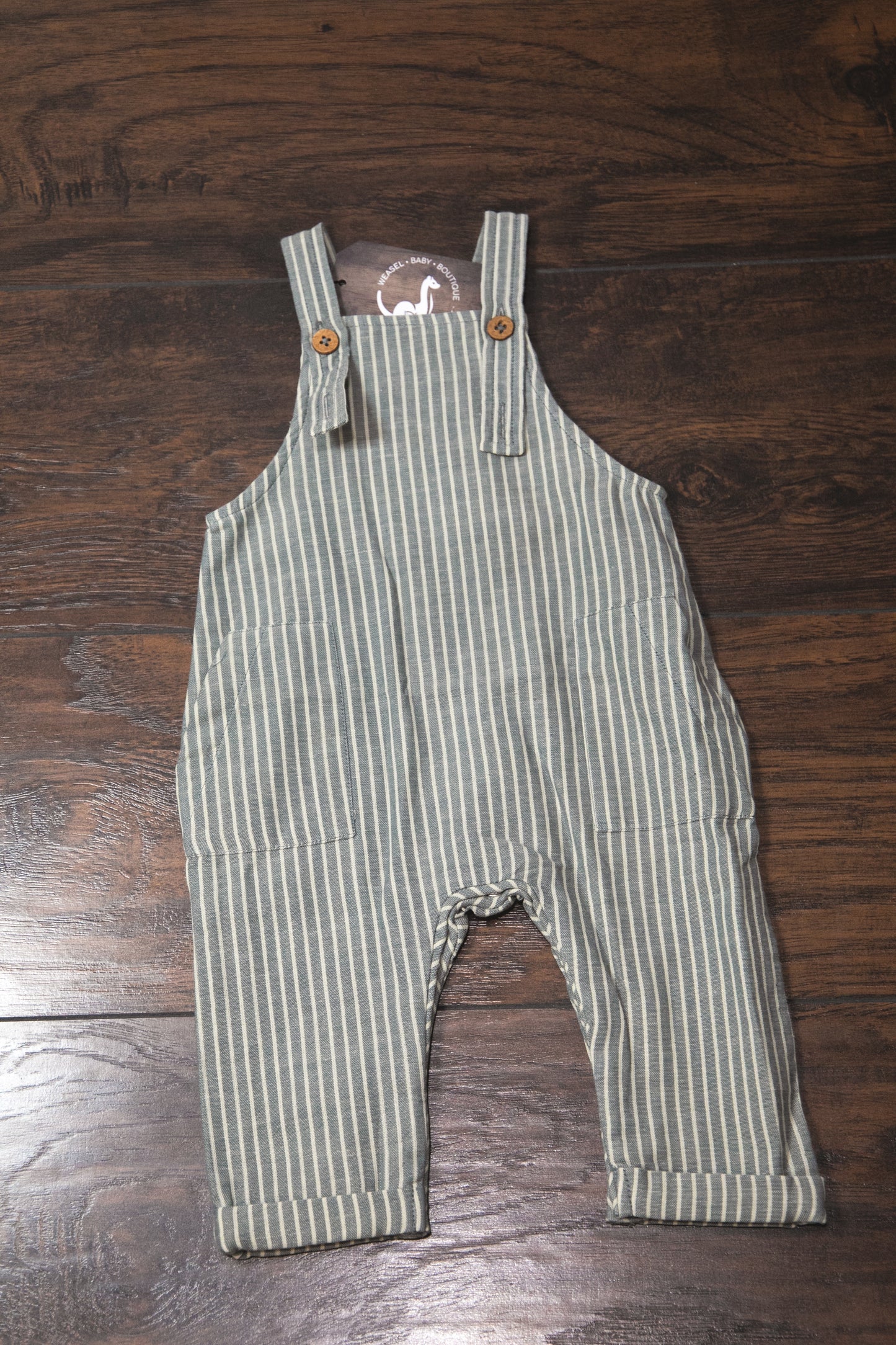Muslin Striped Overall