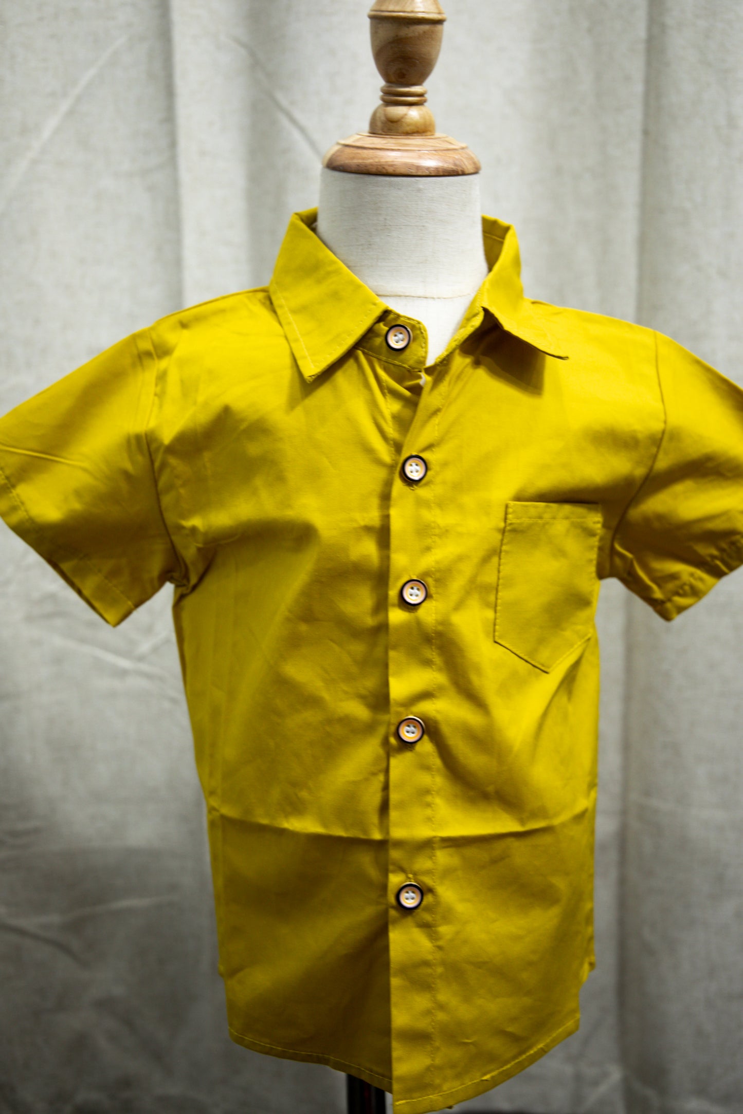 Yellow Button Up