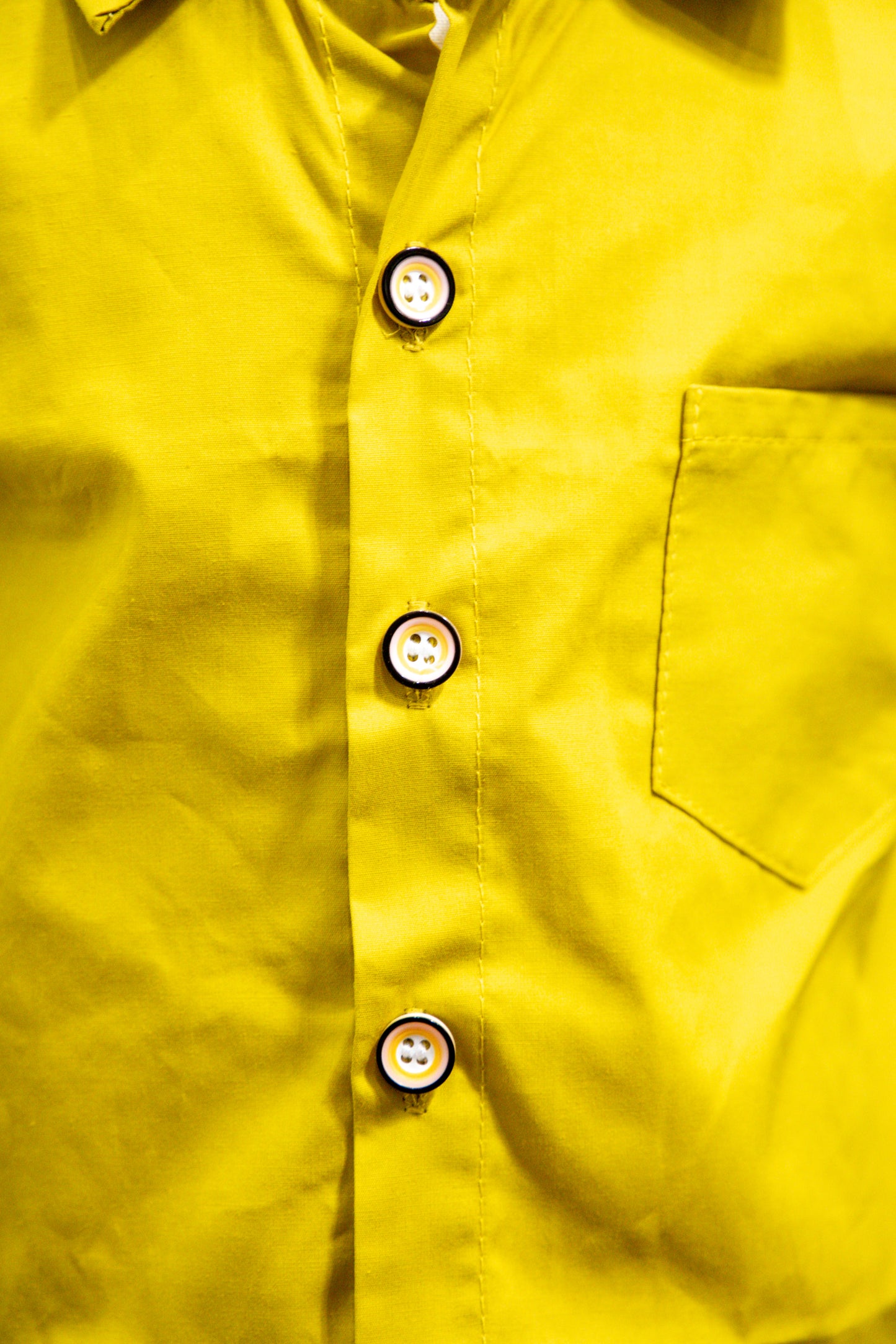 Yellow Button Up