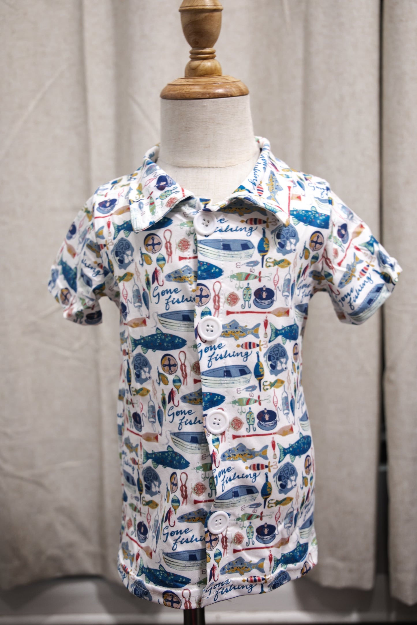 Little Fisherman | Button Up