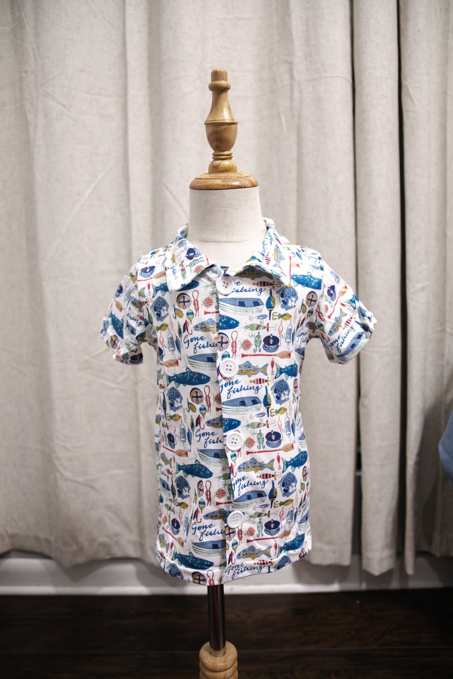Little Fisherman | Button Up