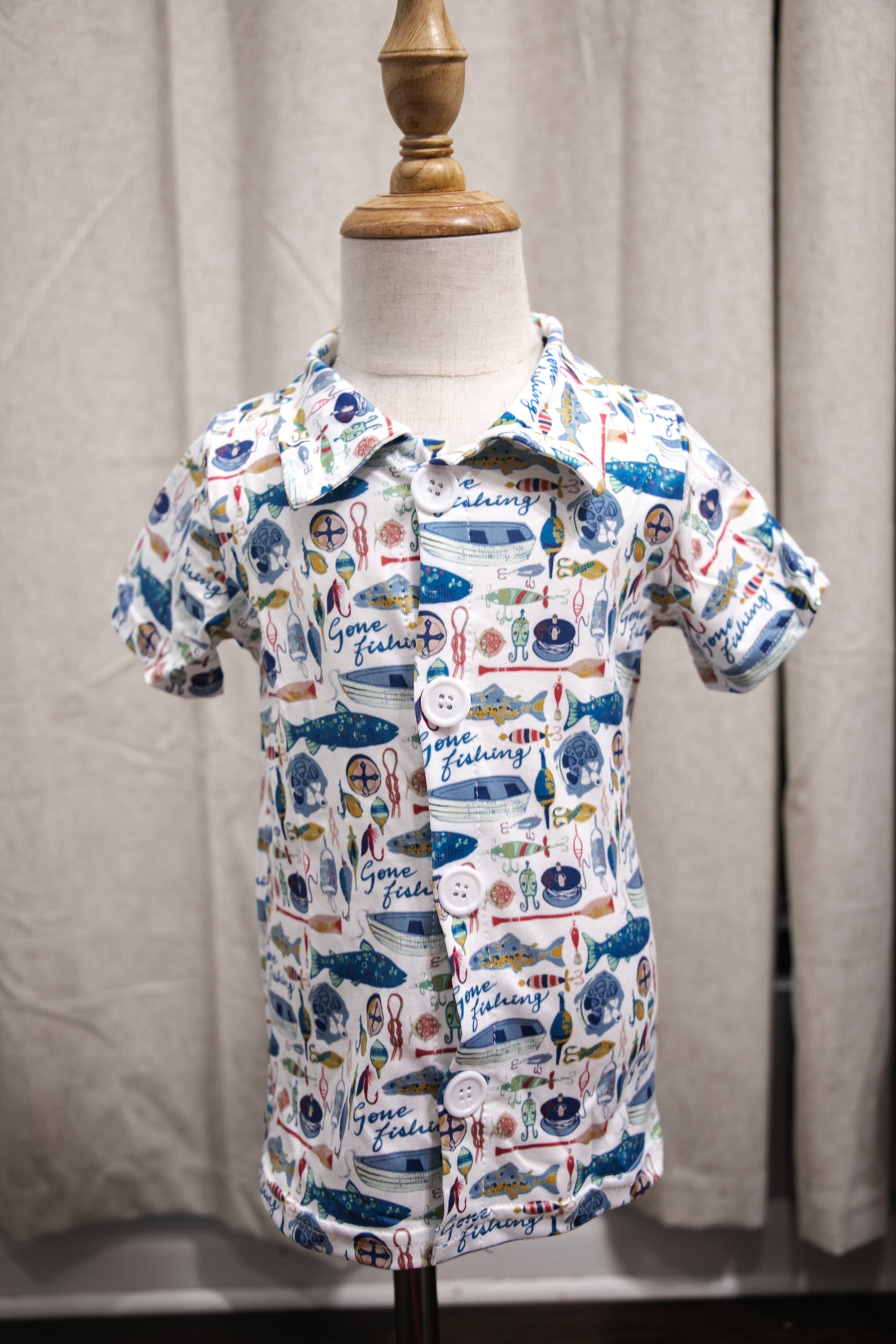 Little Fisherman | Button Up
