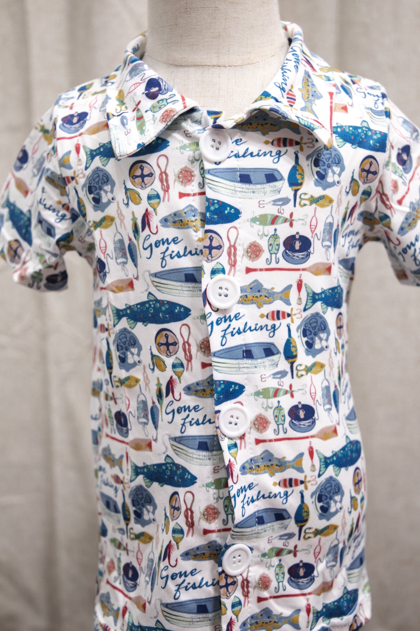 Little Fisherman | Button Up