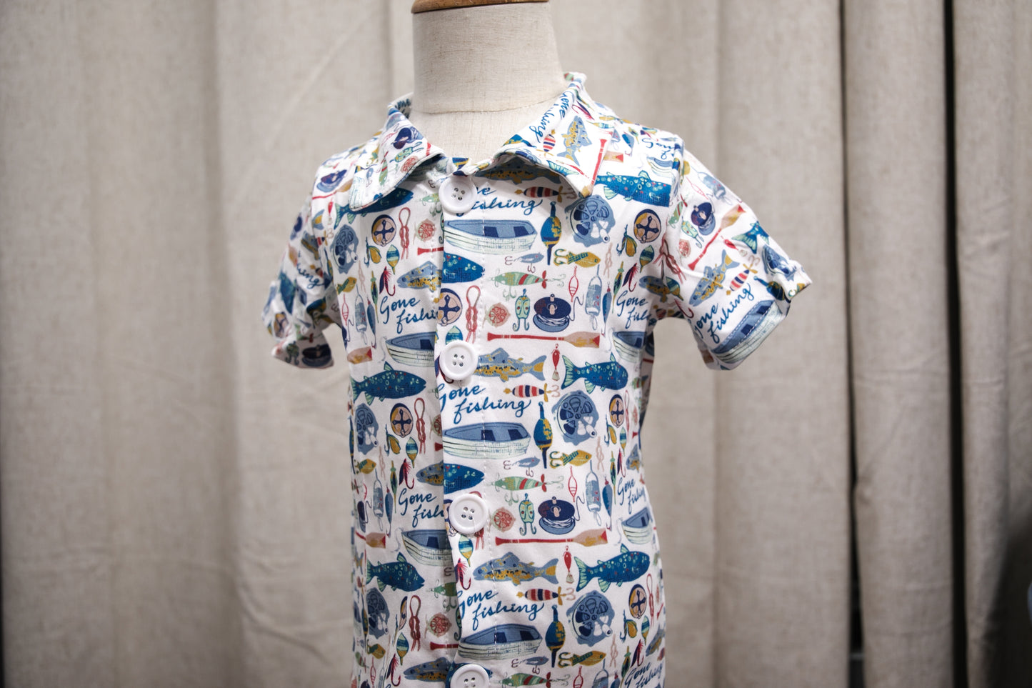 Little Fisherman | Button Up