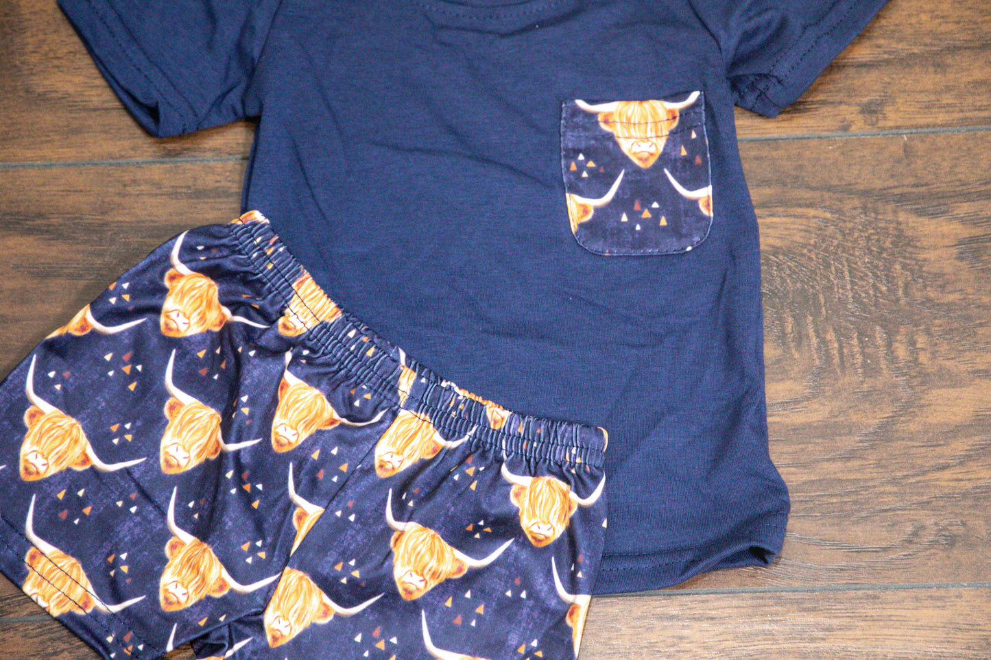Highland Cow T-Shirt Set
