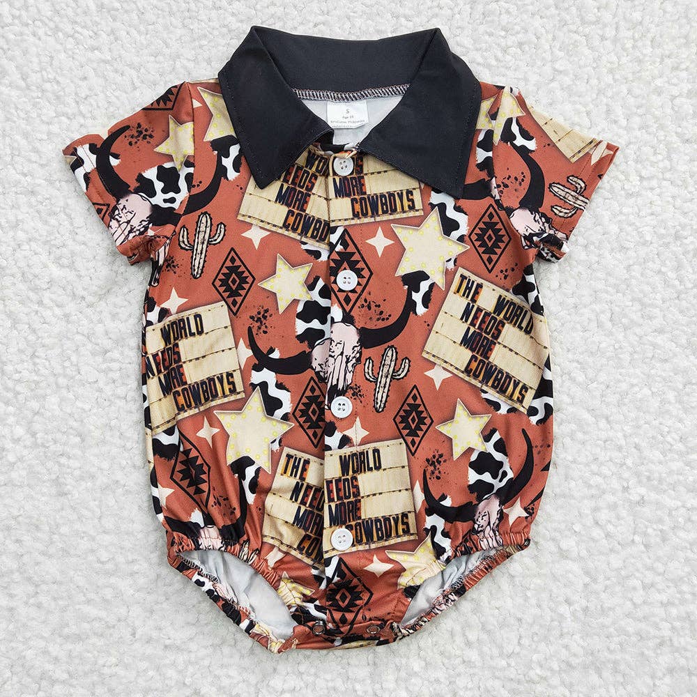 Western Polo Romper