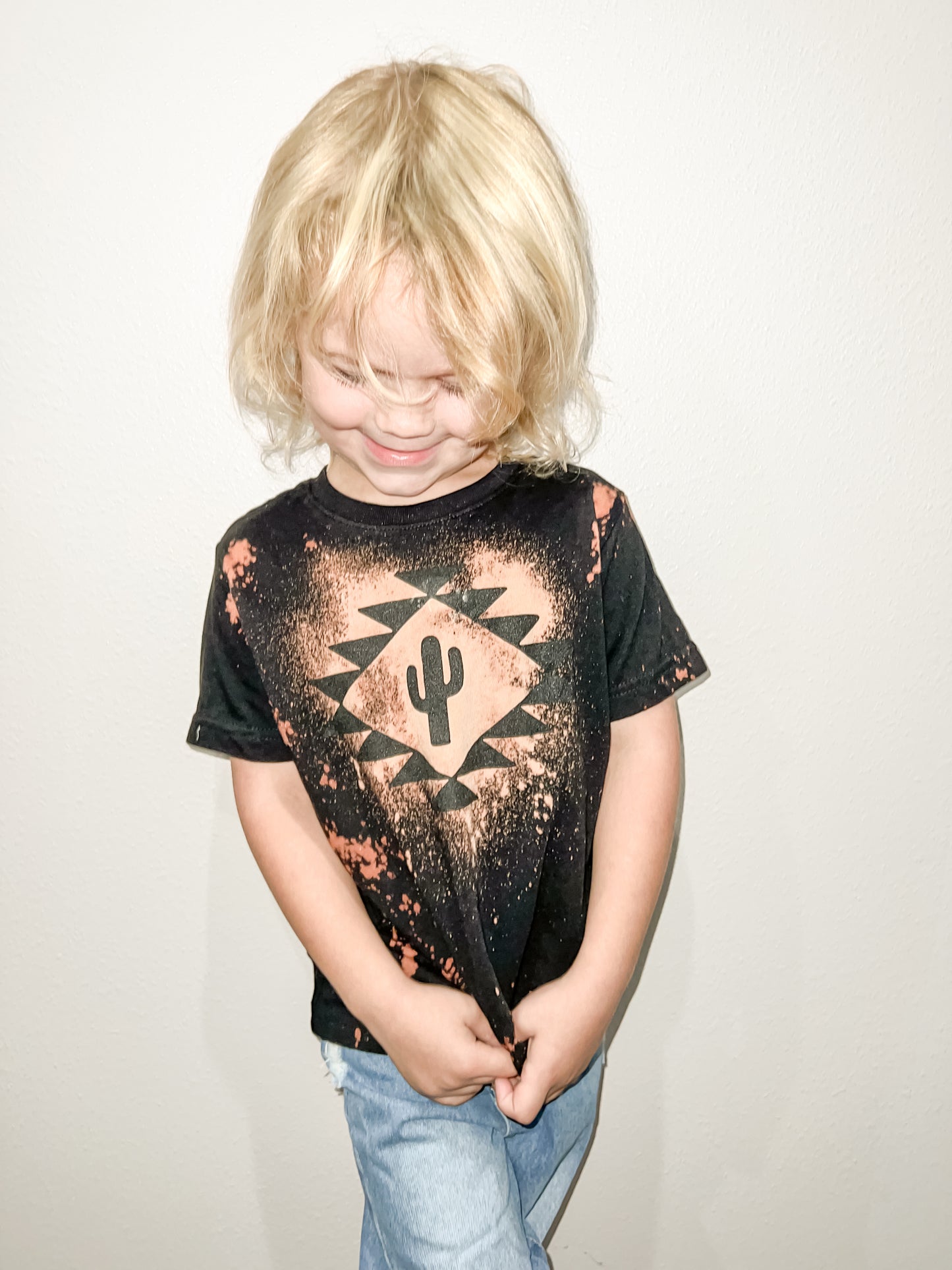 Aztec & Cactus | Bleached T-Shirt