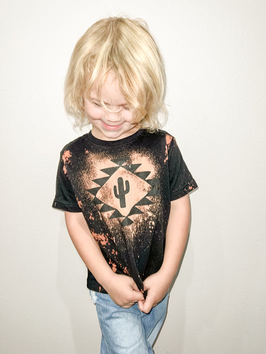 Aztec & Cactus | Bleached T-Shirt