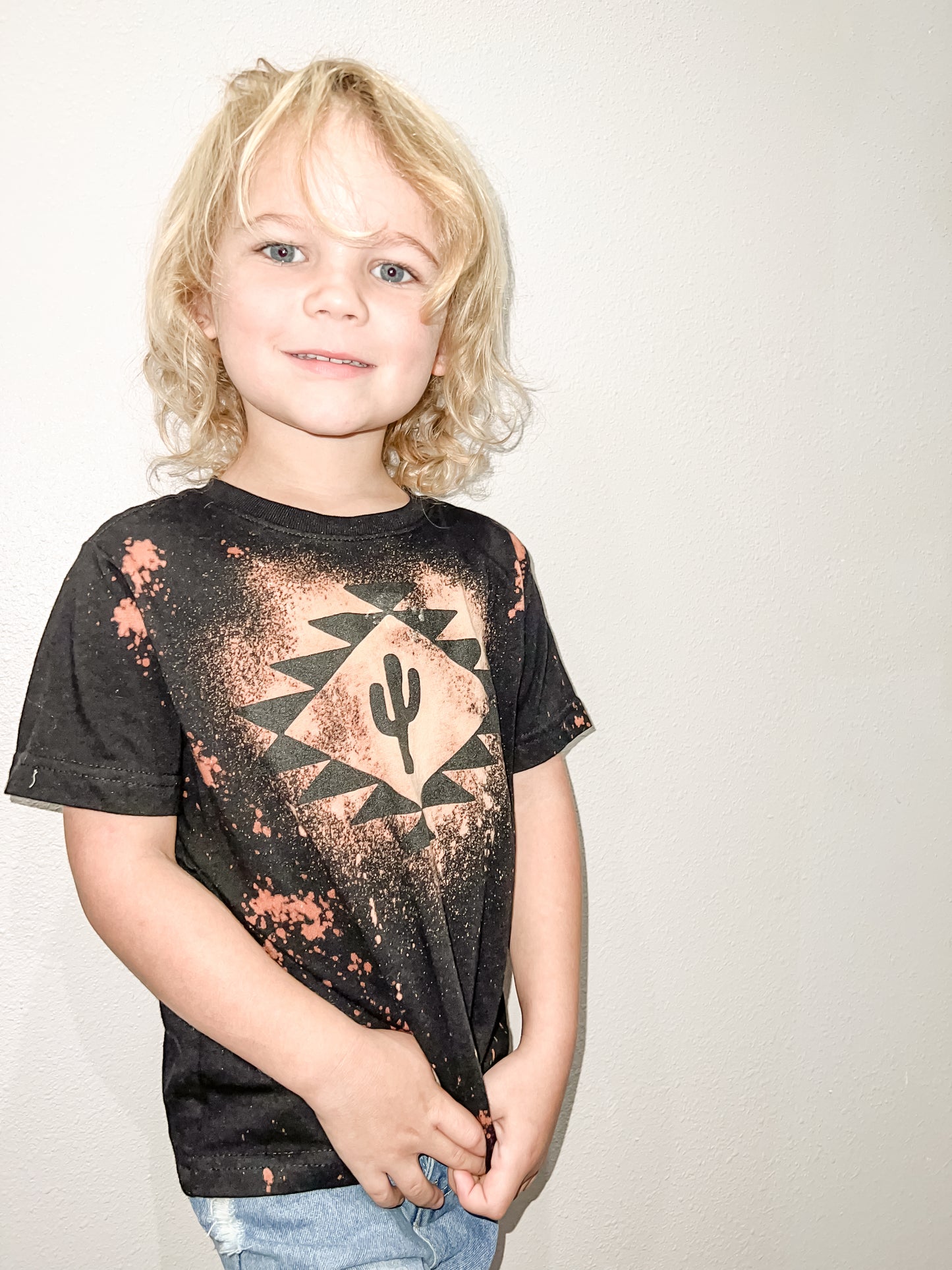 Aztec & Cactus | Bleached T-Shirt