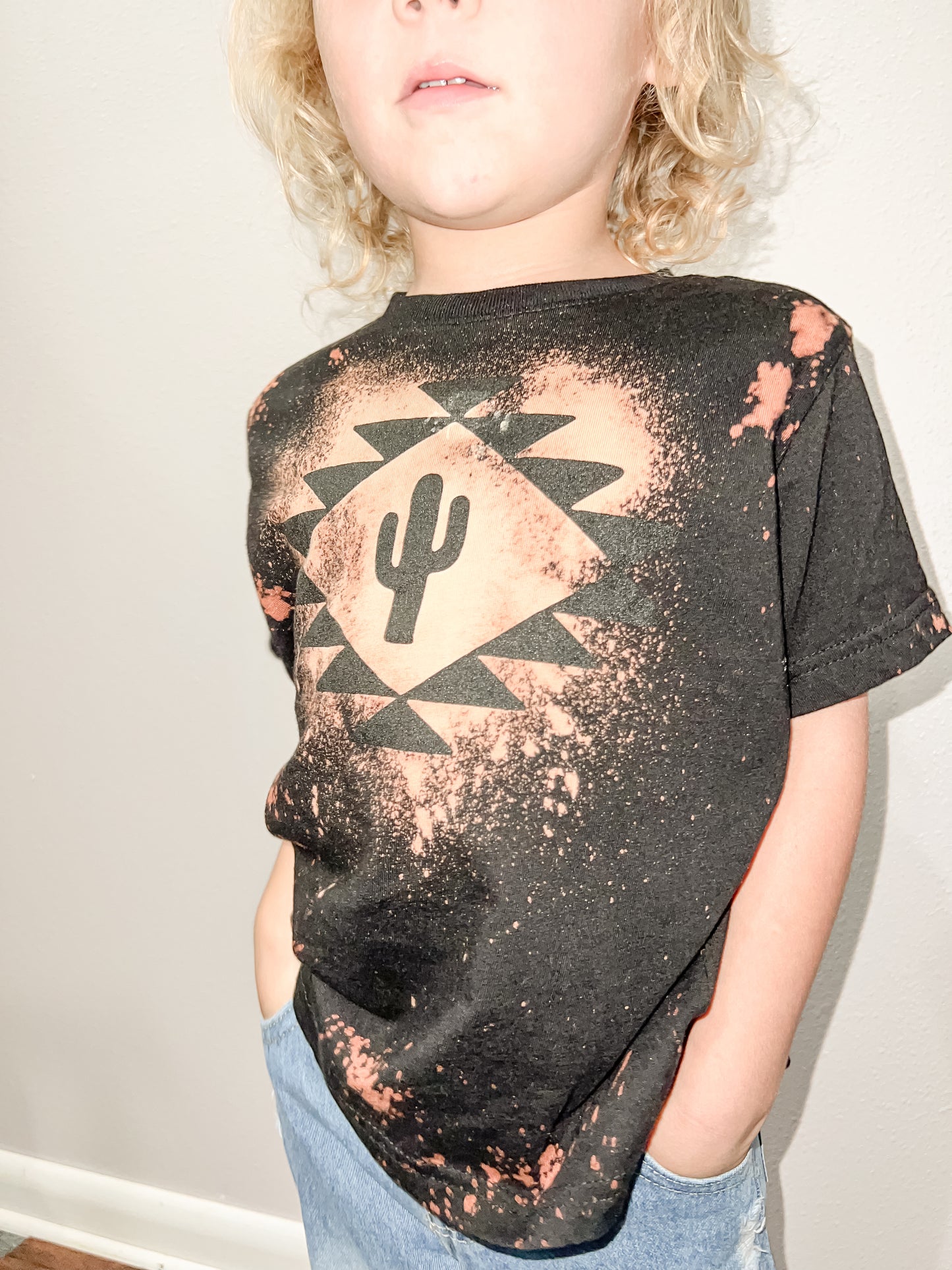 Aztec & Cactus | Bleached T-Shirt