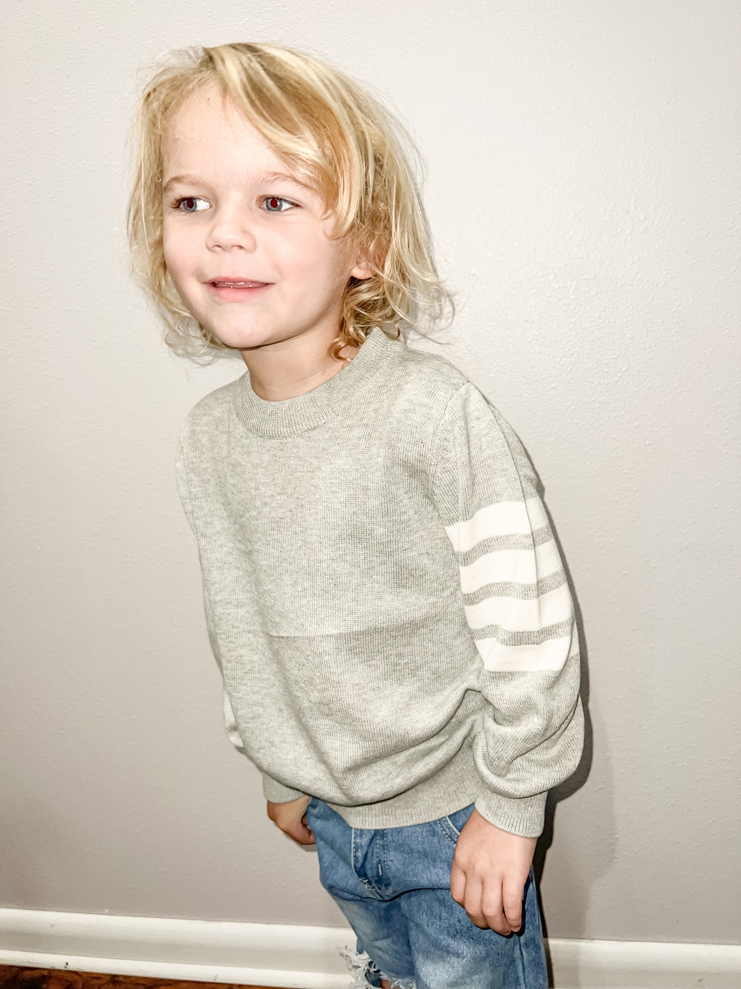 Sleeve Stripes Sweater