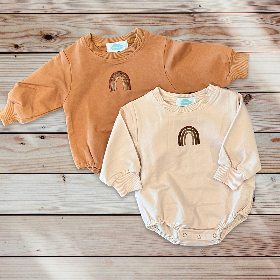 Rainbow Sweatshirt (Brown)