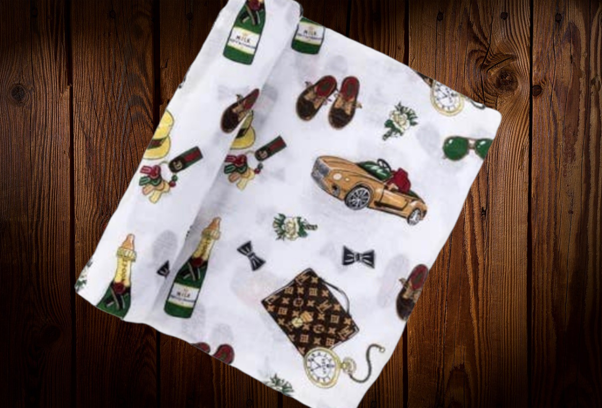 Dapper Napper Swaddle Blanket