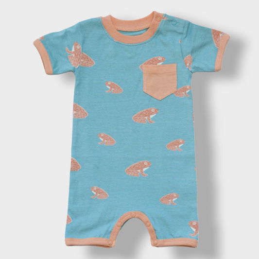 Frog Short Romper (Organic)