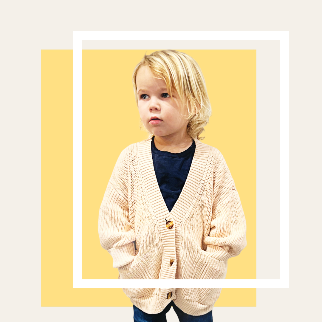 Chunky Knit Cardigan - Cream
