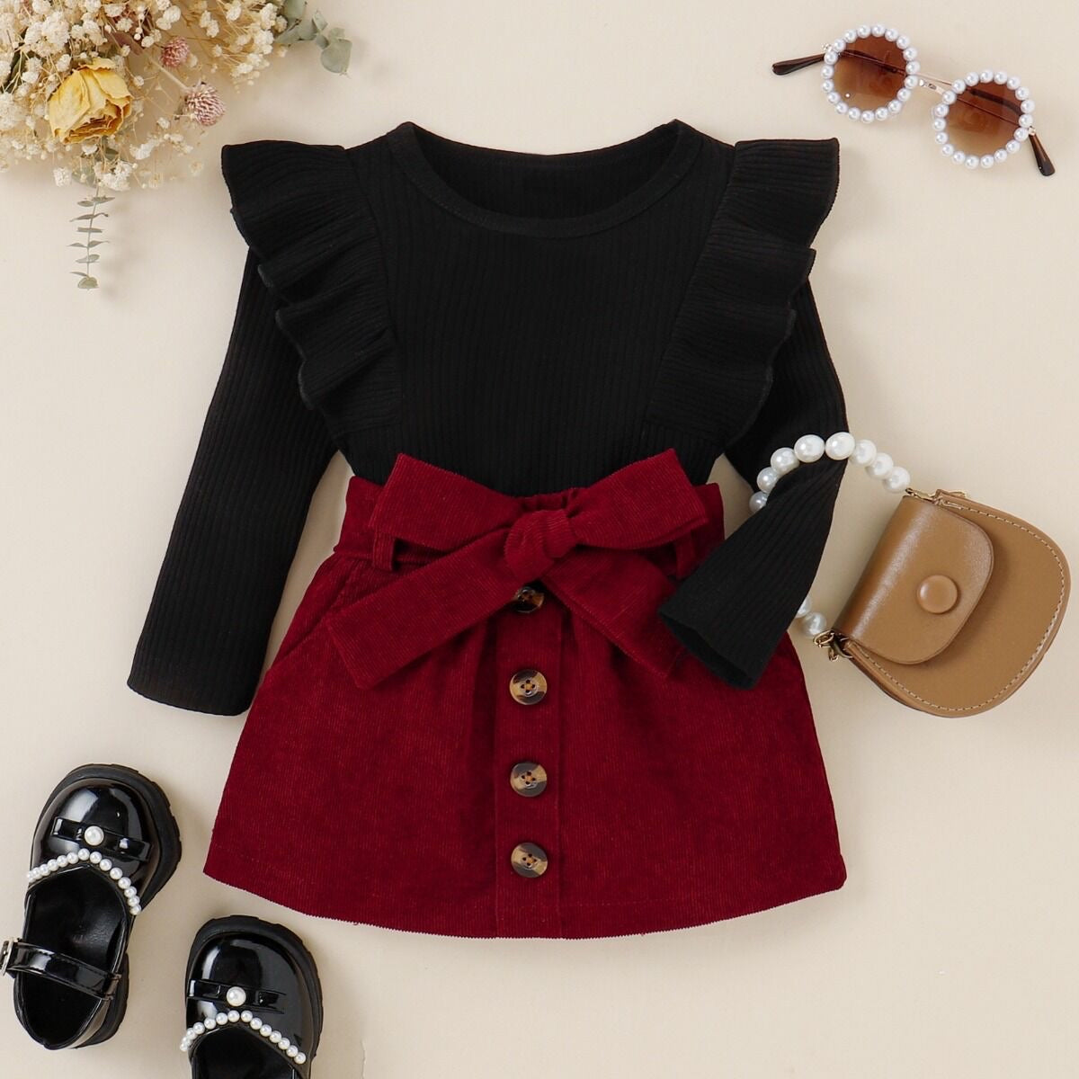 Daddy's Little Girl | Top & Skirt