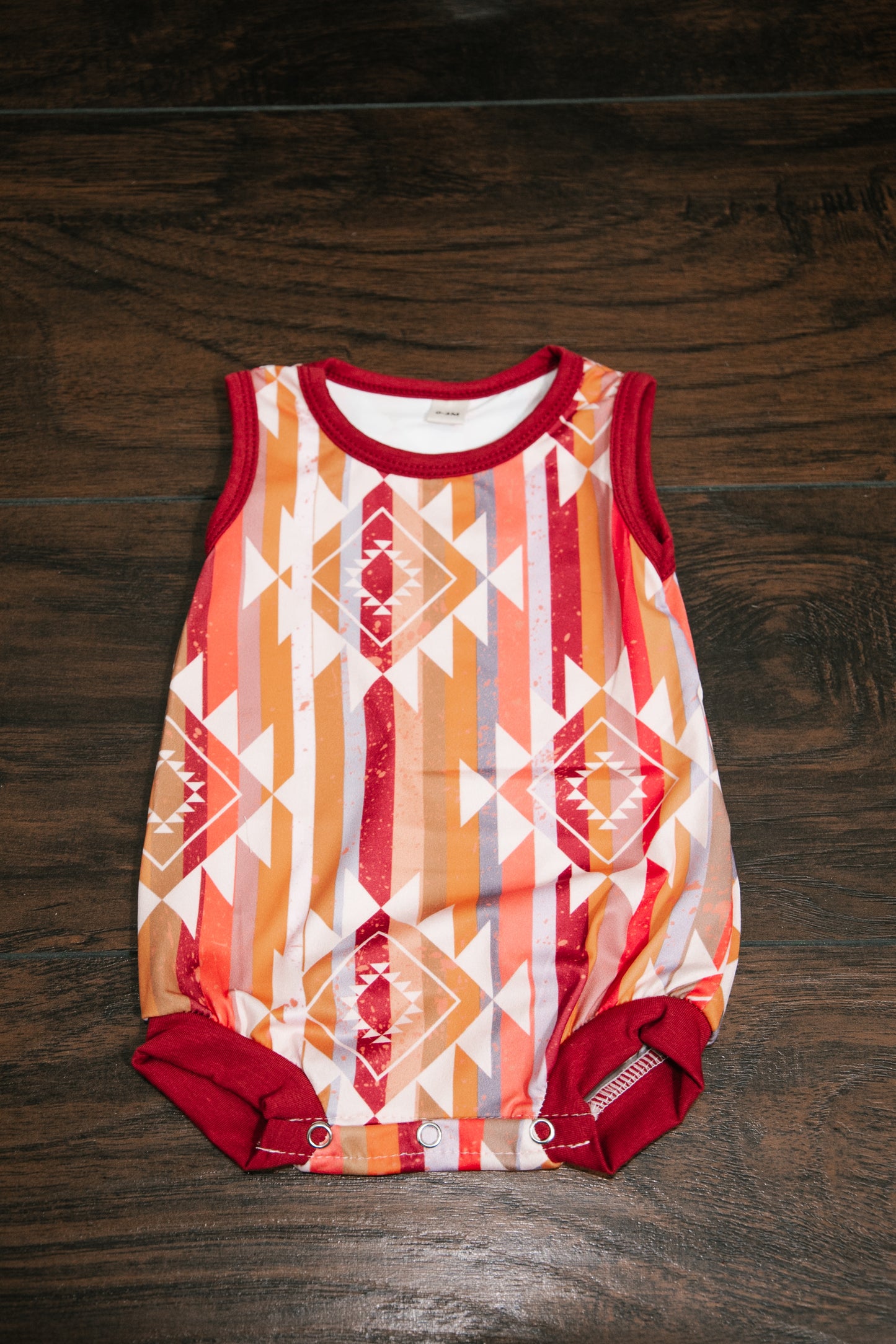 Orange Aztec | Romper