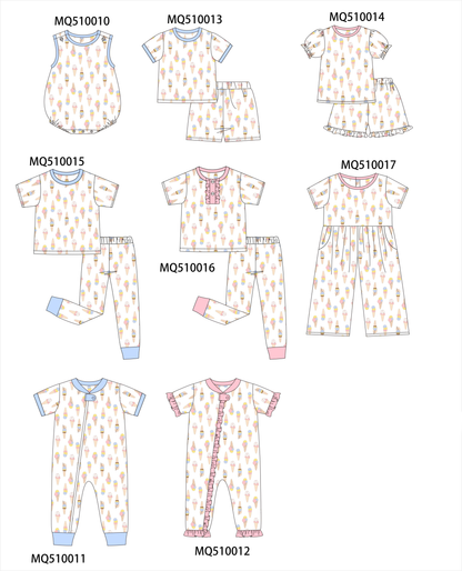 PO70 Blue&pink ice cream bamboo collection