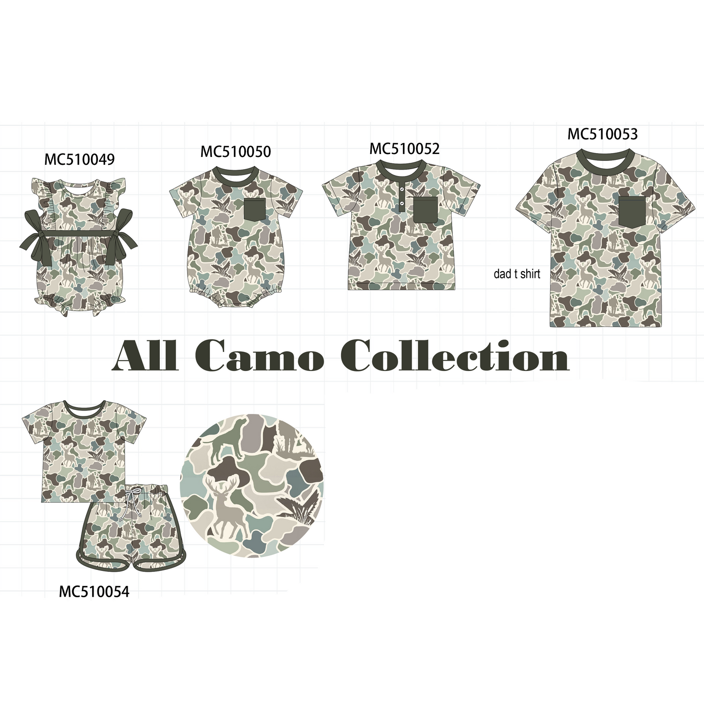 PO69 Camouflage duck print collection 1