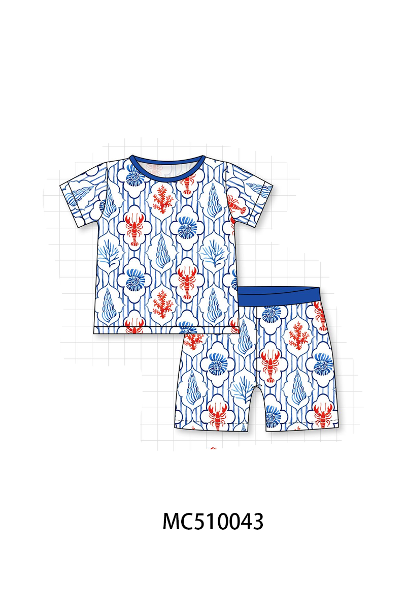 PO69 Blue lobster bamboo collection